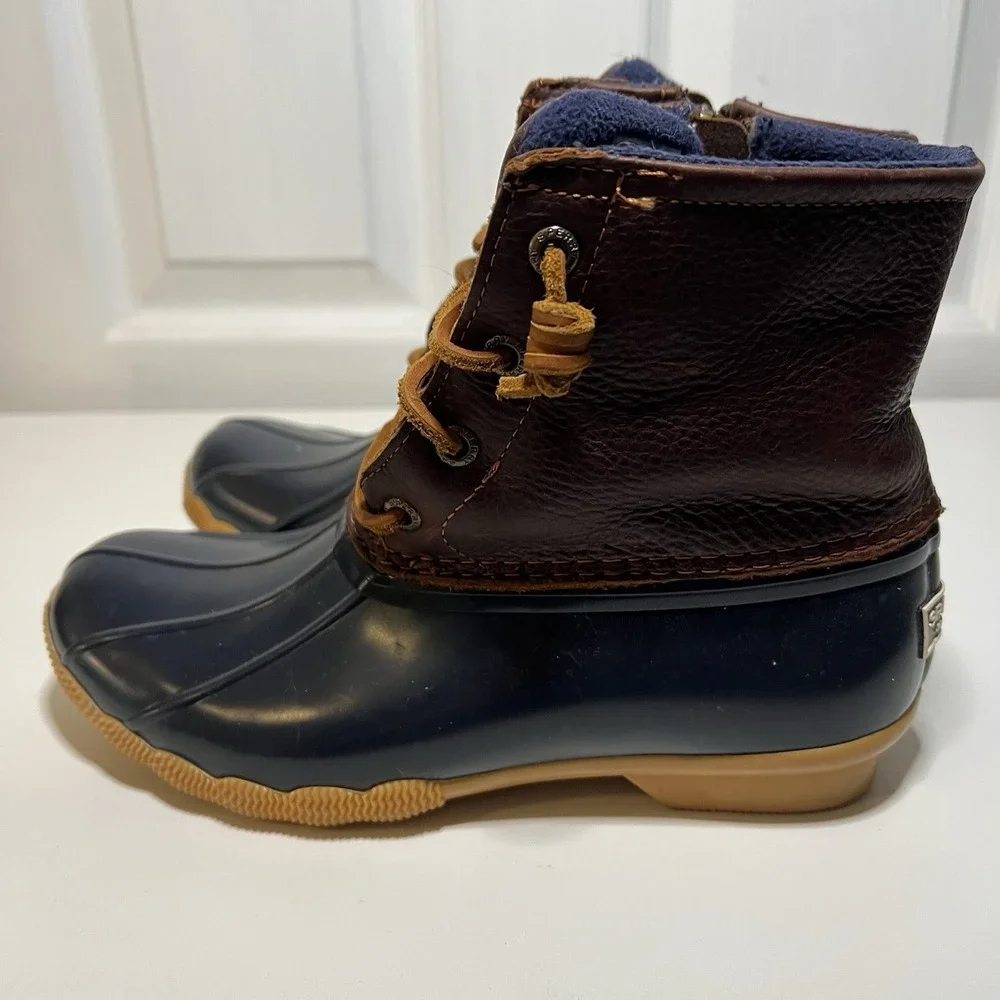 Sperry Top Sider‎ Saltwater Waterproof Duck Boots Size 6 STS91175 Rain Outdoor